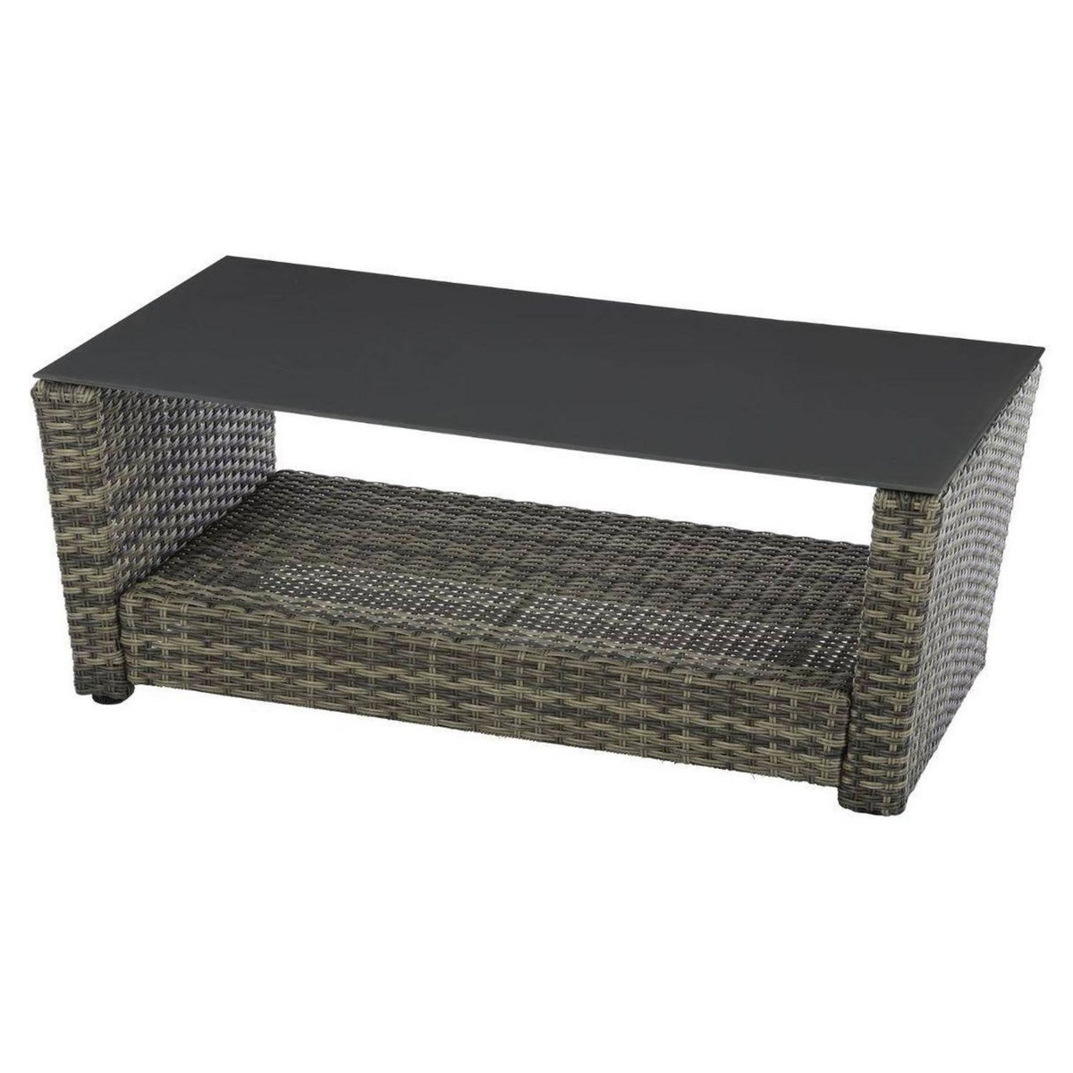 HESPERIDE Salon de jardin en résine tressé Polynesia