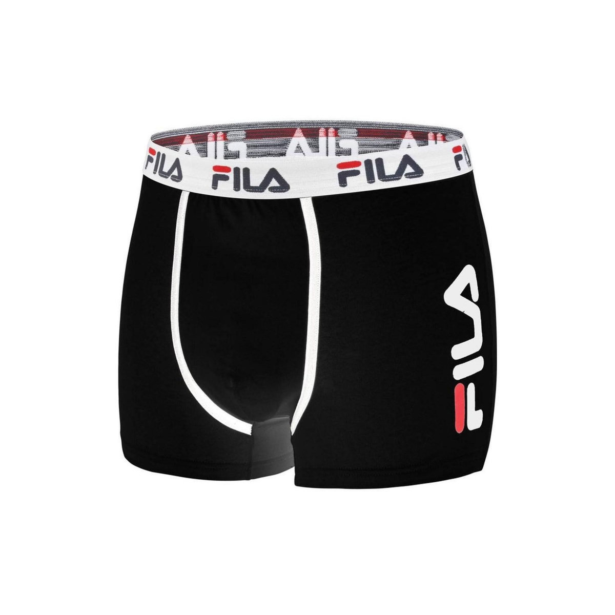 FILA Lot de 4 Boxers Coton homme FU5040 Uni