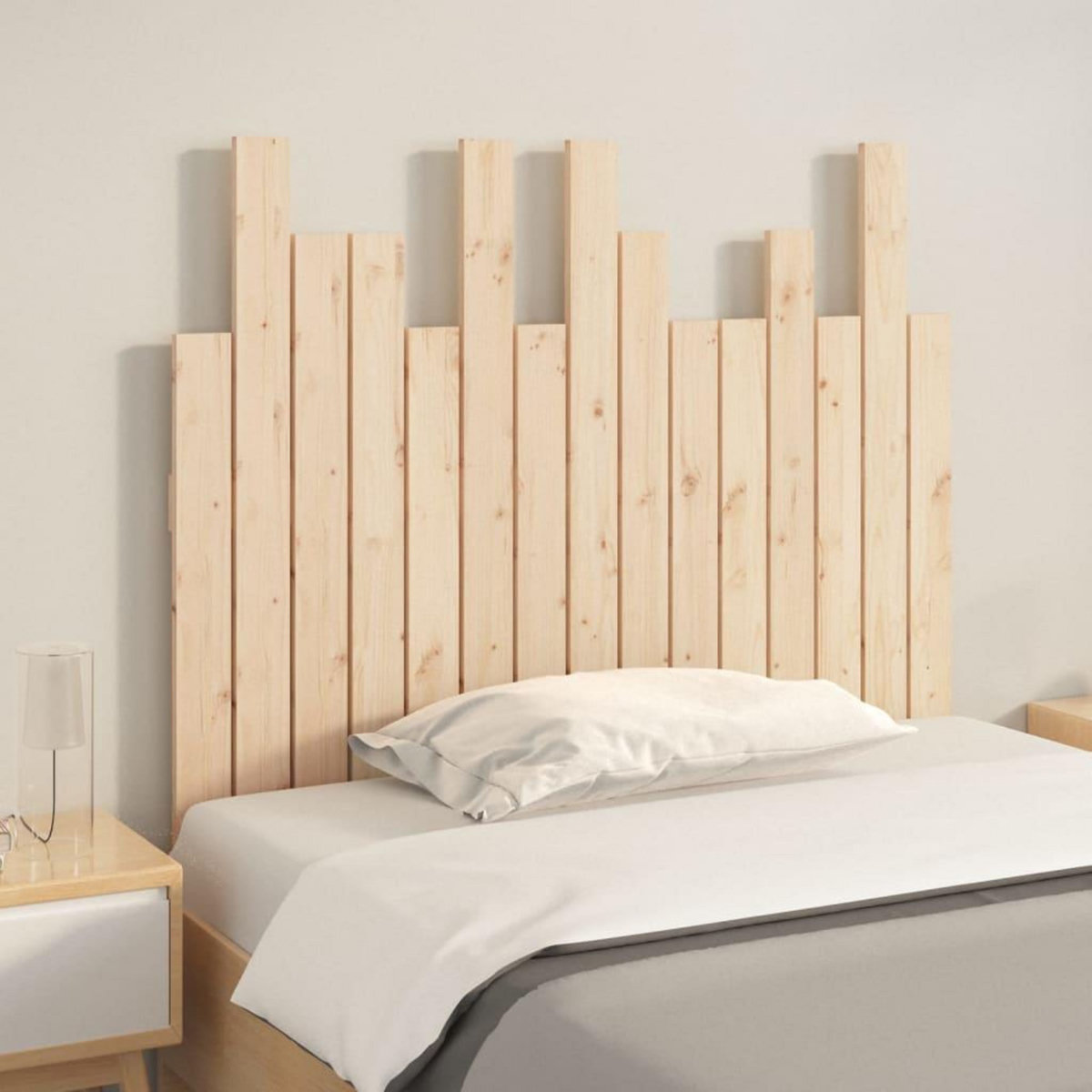 VIDAXL Tete de lit murale 95,5x3x80 cm Bois massif de pin
