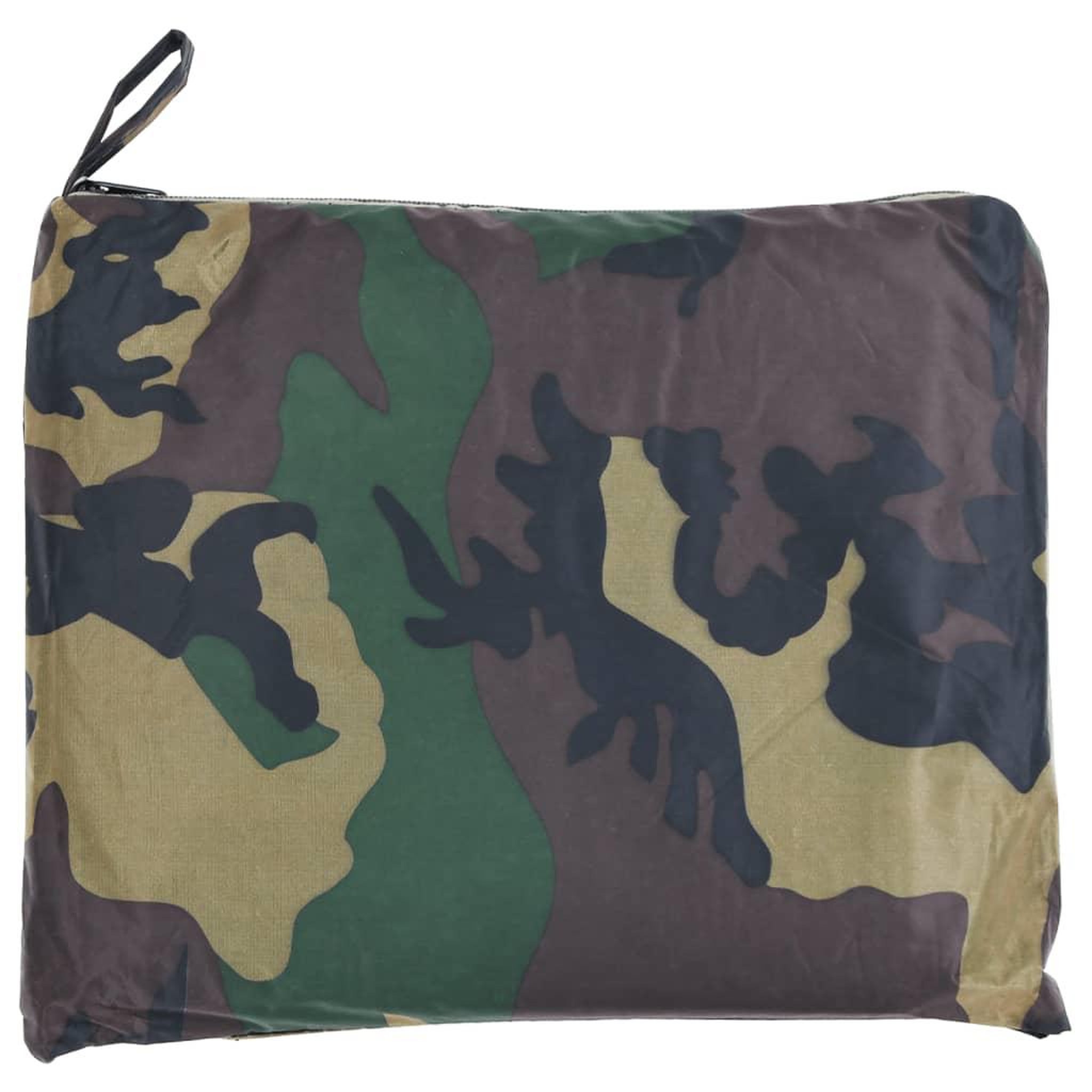 Voir la diapositive 2 : VIDAXL Combinaison de pluie avec capuche 2 pcs Hommes Camouflage XXL