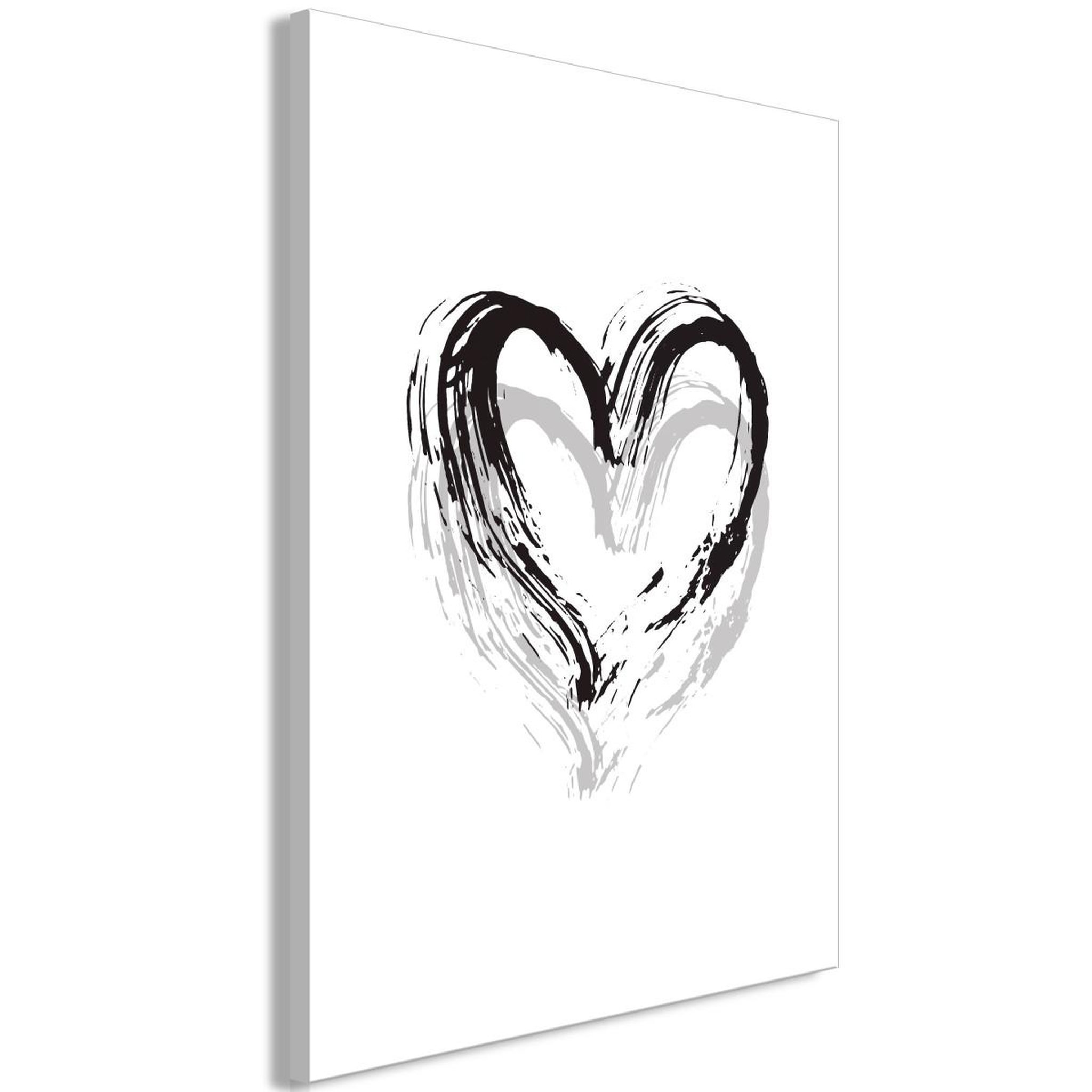 Voir la diapositive 1 : Paris Prix Tableau Imprimé  Brush Heart