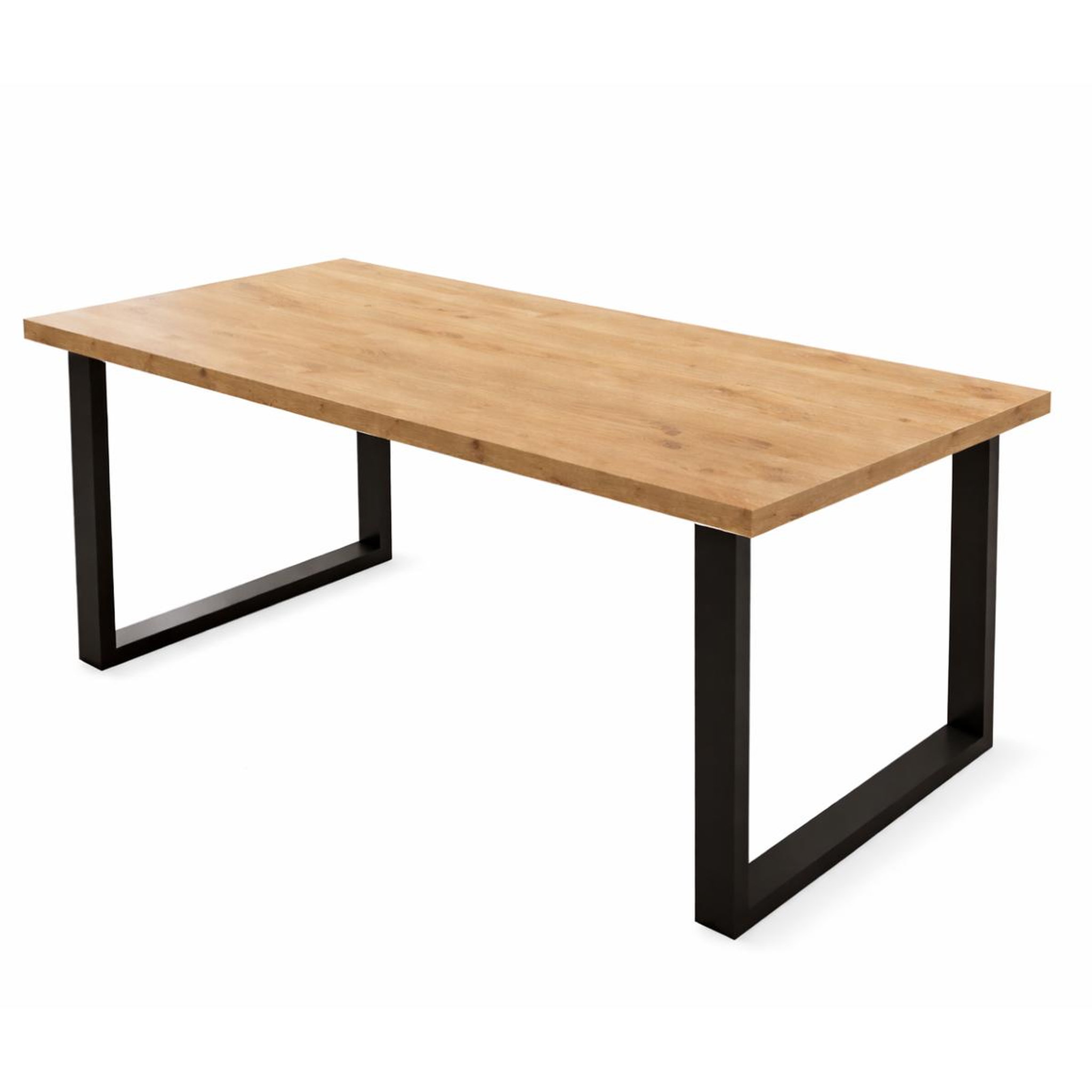 JLC KREATION Table à manger moderne en bois rectangle 180cm VALENTINE