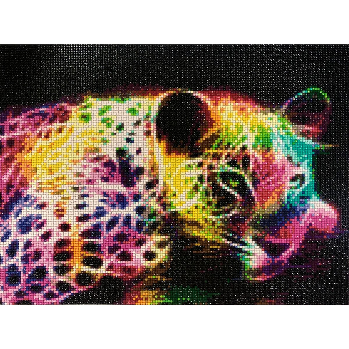 Graines Creatives Kit Diamond Painting Leopard