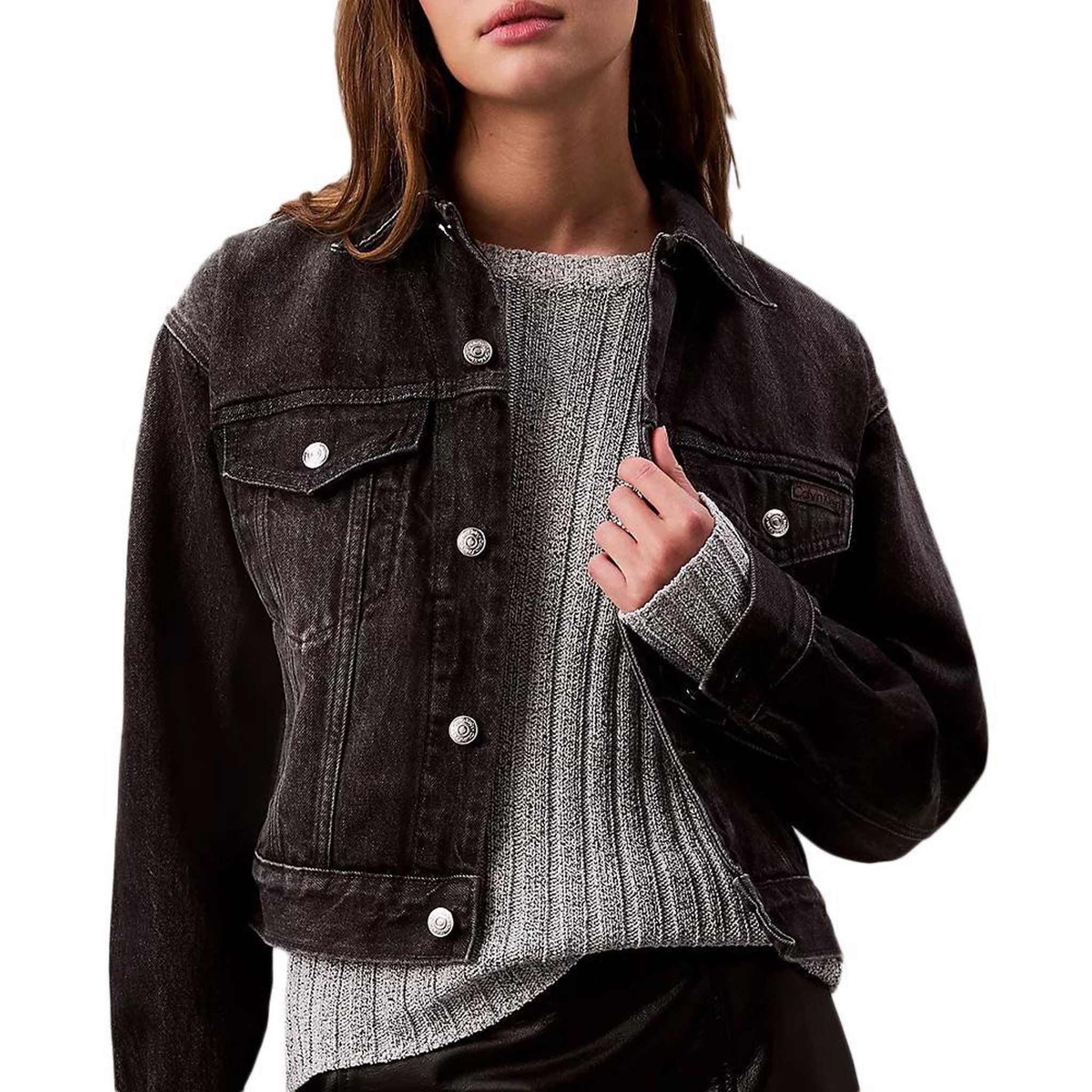 CALVIN KLEIN JEANS Veste noire femme calvin klein jeans lv047b741g. Coloris disponibles : Noir