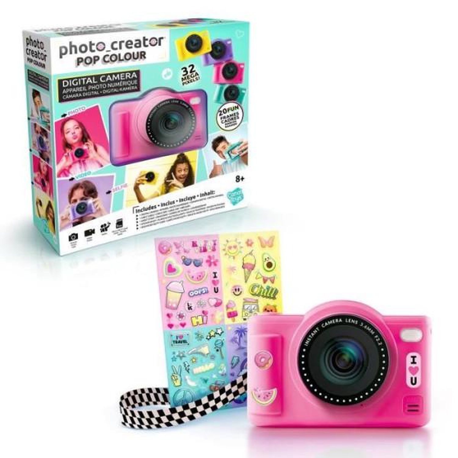 Appareil Photo Numérique Canal Toys Pop Couleur CLK 042 – avec Carte SD 8Go Incluse - vue 3
