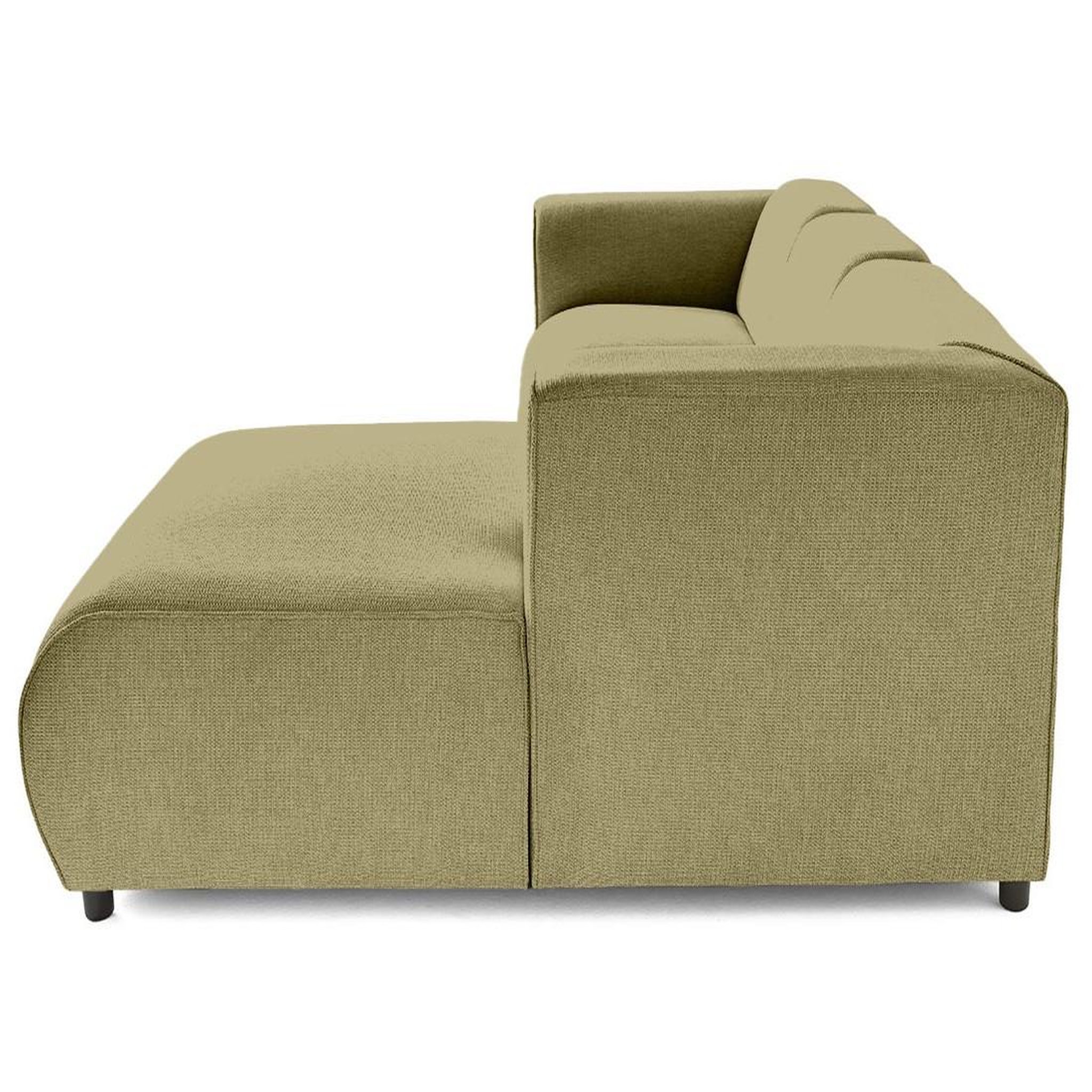 Voir la diapositive 5 : LISA DESIGN Suaro - canapé modulable d'angle droit 4 places en tissu texturé
