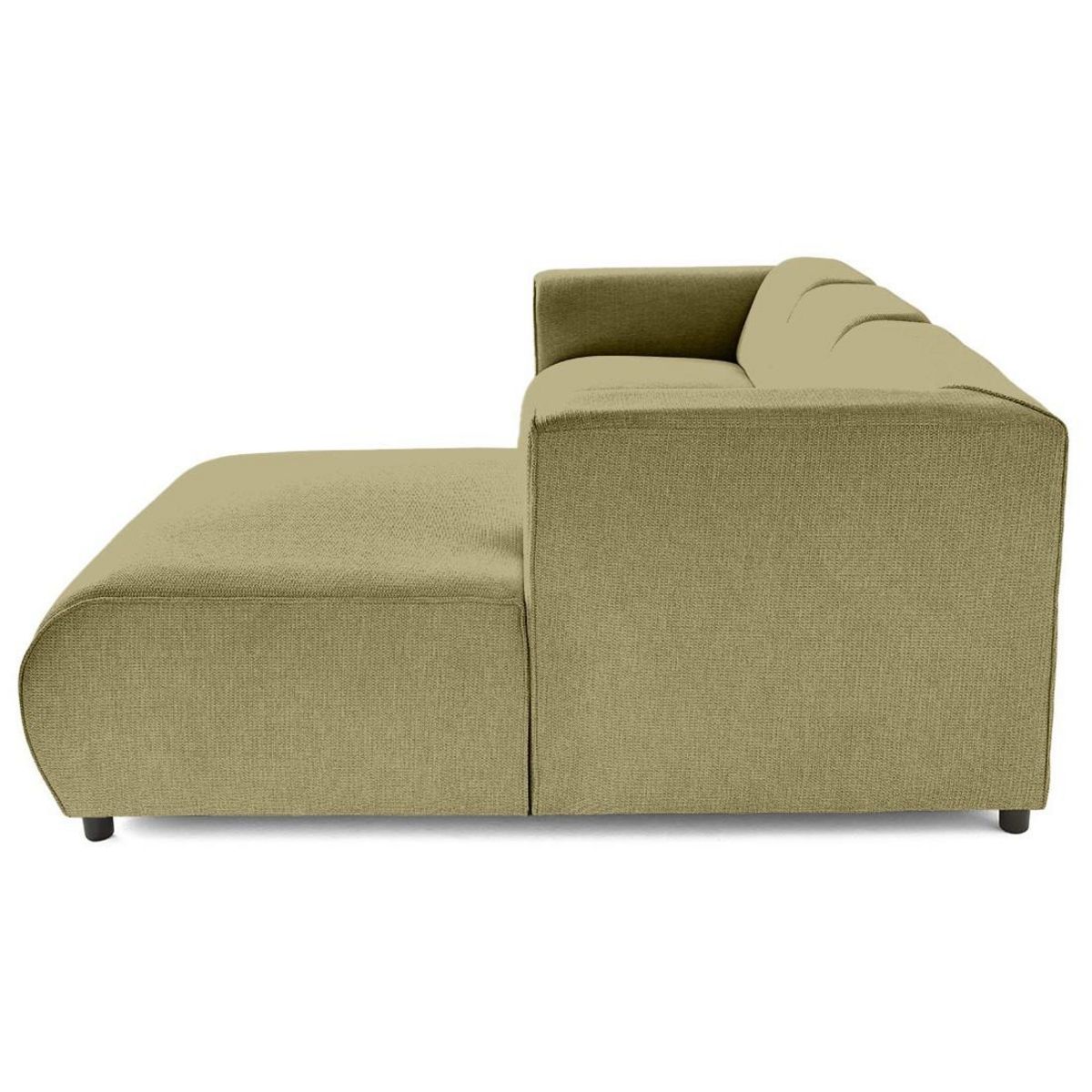 LISA DESIGN Suaro - canapé modulable d'angle droit 4 places en tissu texturé