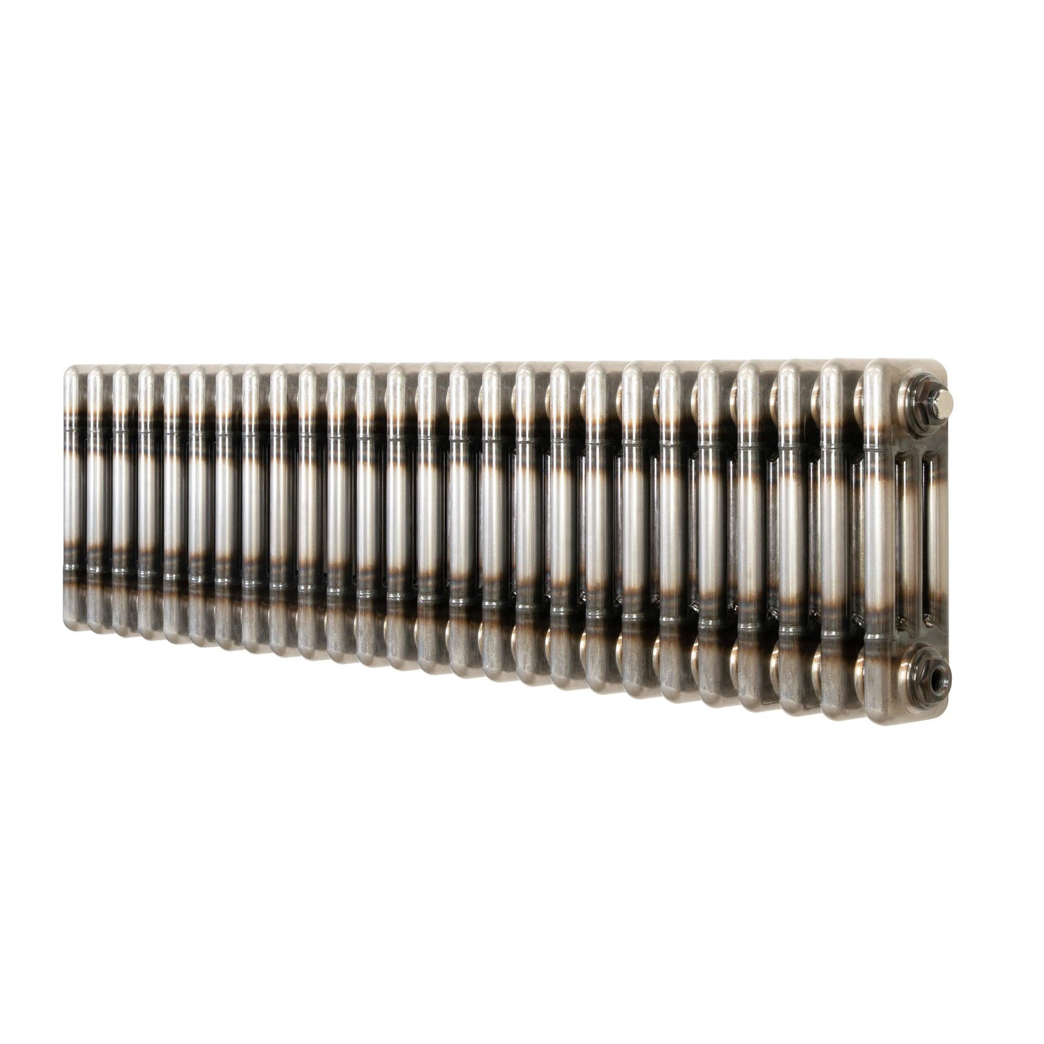 MONSTERSHOP Radiateur traditionnel à 3 colonnes - 300 x 1190 mm - métal brut