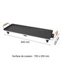 Voir la diapositive 2 : LITTLE BALANCE Plancha électrique 1800w 70x23cm - 8741