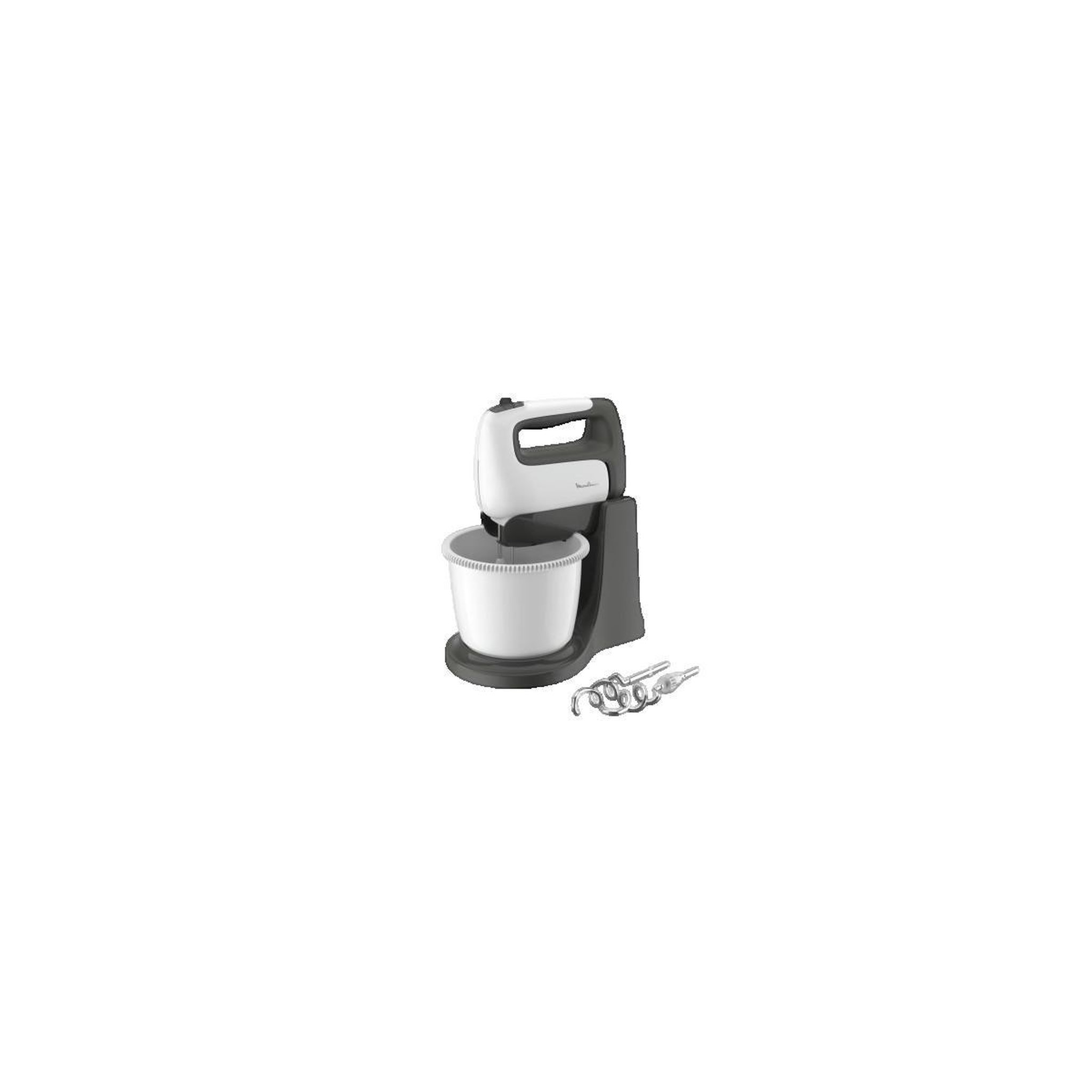 MOULINEX Robot pâtissier Moulinex blanc/gris 2,5L 500W