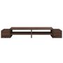 Voir la diapositive 4 : VIDAXL Support de moniteur avec rangement chêne marron bois ingénierie