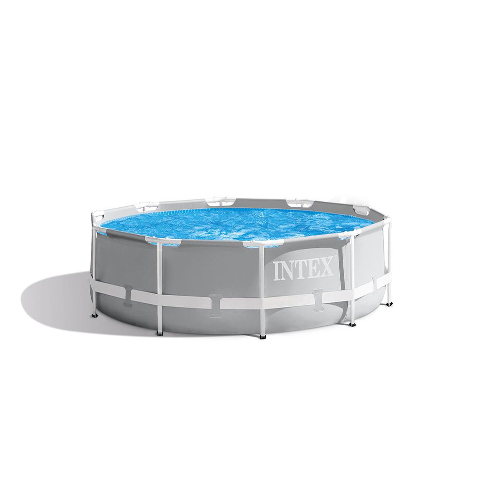 Voir la diapositive 2 : INTEX Piscine tubulaire Prism Frame ronde 3,05 x 0,76 m - Intex