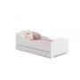 Voir la diapositive 1 : KOBI Lit enfant ANNA +SZU avec tiroir de rangement 140x70 avec matelas