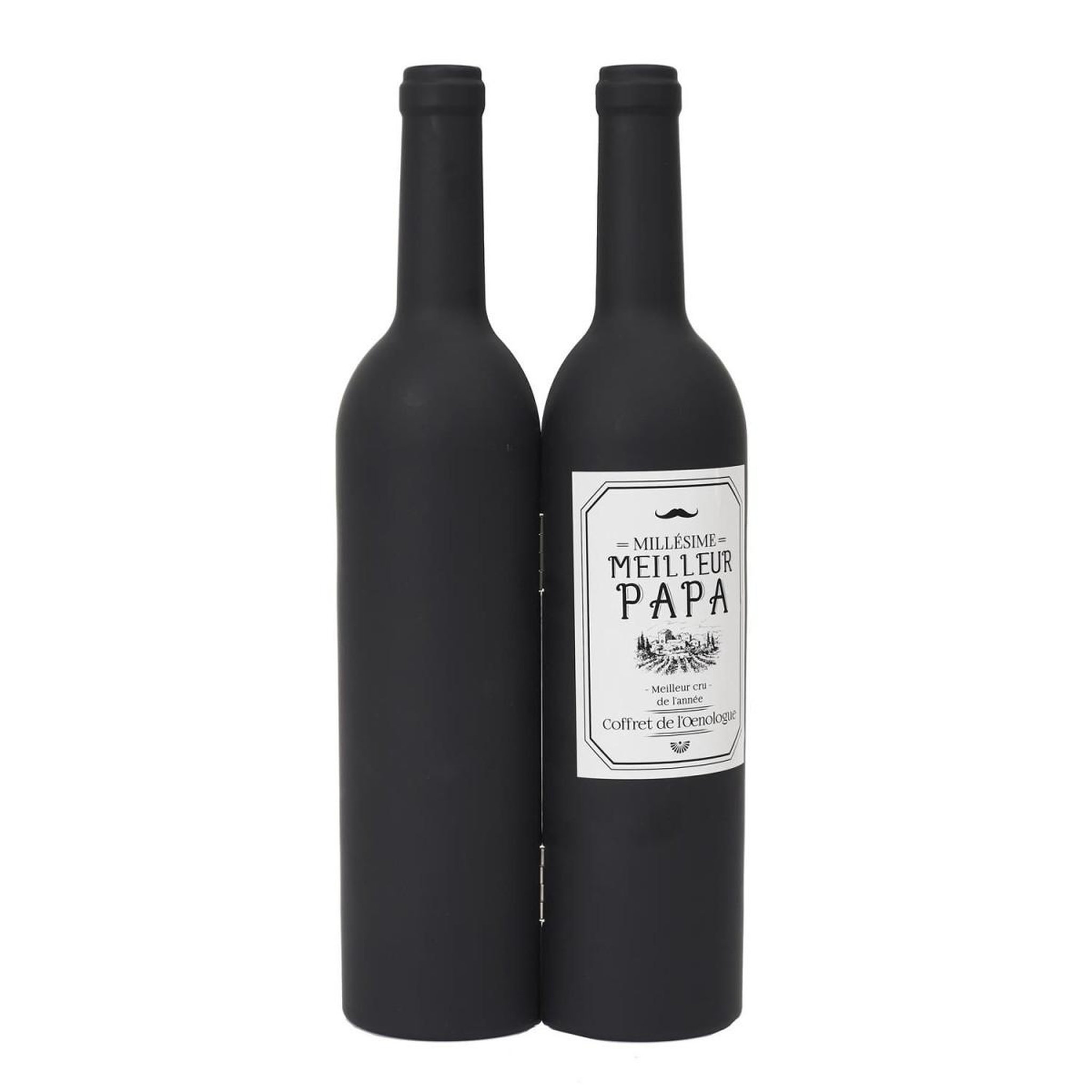 Voir la diapositive 3 : The concept Factory Coffret vin  5 accessoires  32cm noir