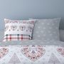 Voir la diapositive 2 : Dourev Housse de couette 240x220 + 2 taies flanelle 100% coton