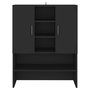 Voir la diapositive 3 : VIDAXL Meuble pour machine a laver Noir 70,5x25,5x90 cm
