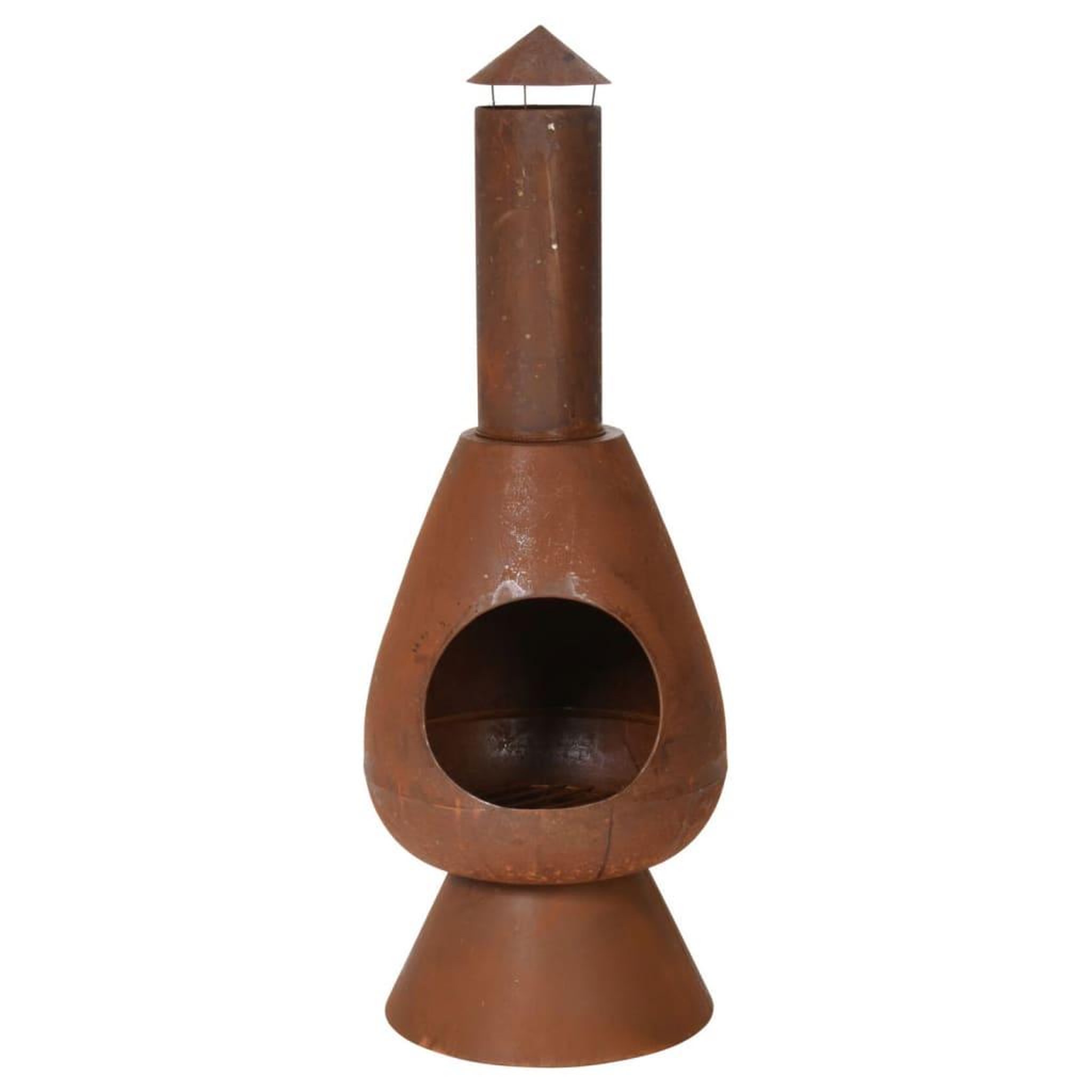 Voir la diapositive 1 : ProGarden ProGarden Foyer avec cheminee Ambient 110 cm Rouille