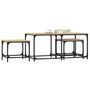 Voir la diapositive 3 : VIDAXL Tables basses gigognes 3 pcs chene sonoma bois d'ingenierie