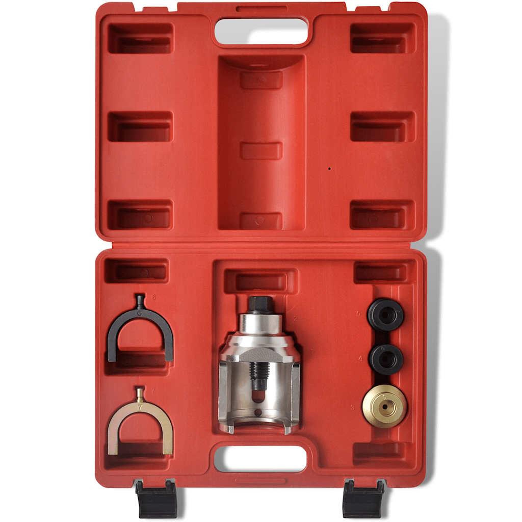 Voir la diapositive 3 : VIDAXL Coffret d'adaptateurs extracteurs de joints a rotule vw t4