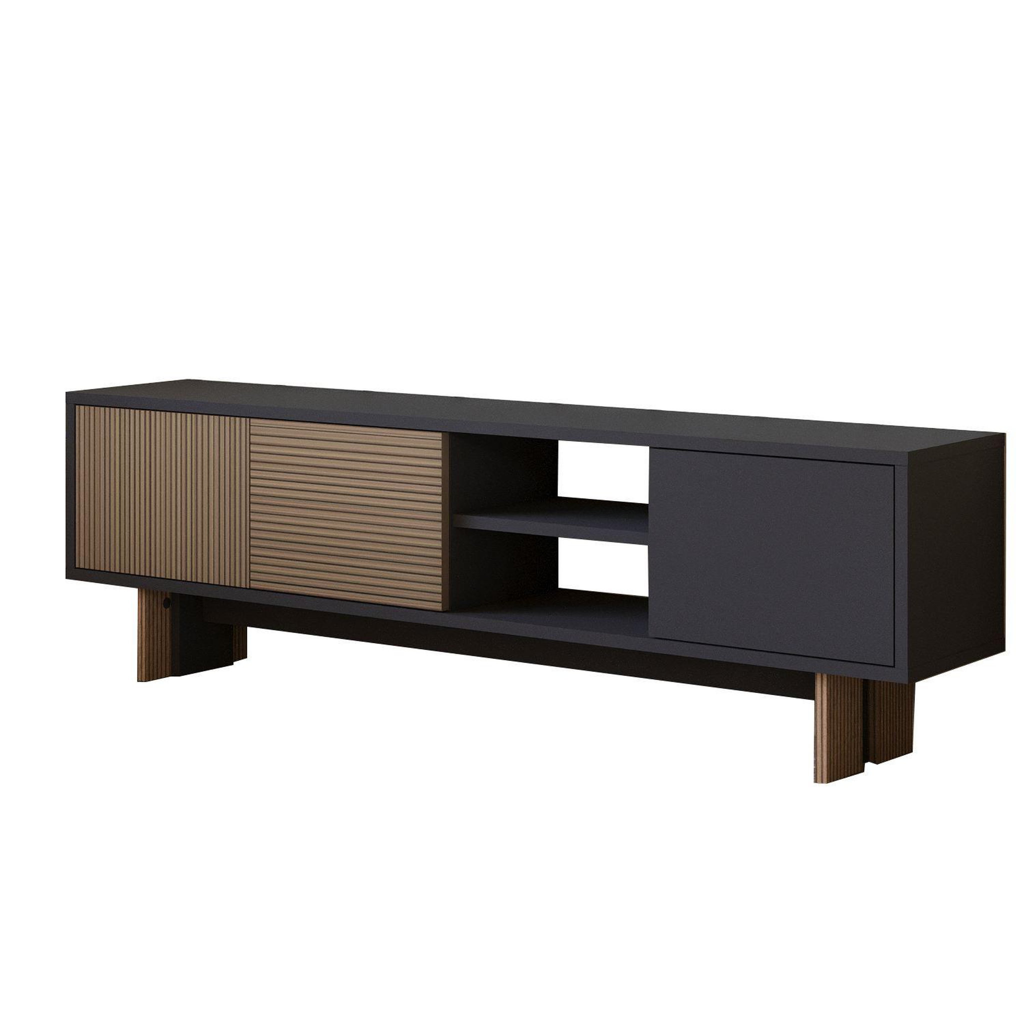 Habitat et Jardin Meuble tv en bois  ravello  - 150 x 30 x 45 cm - marron