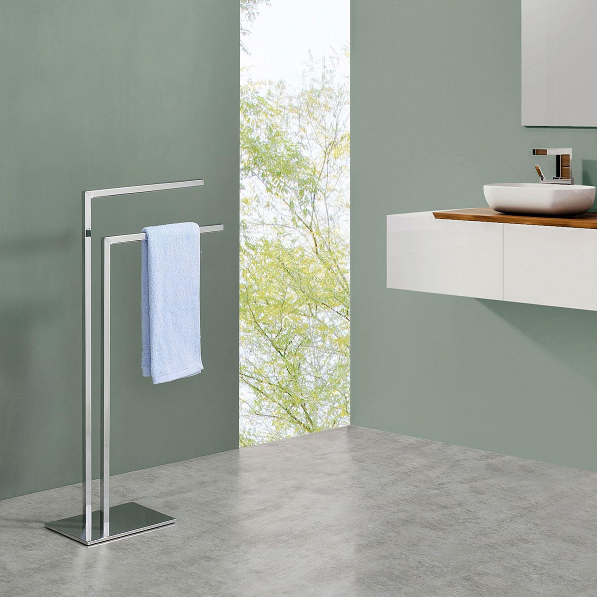 IDIMEX Porte-serviettes ANDREW, en métal