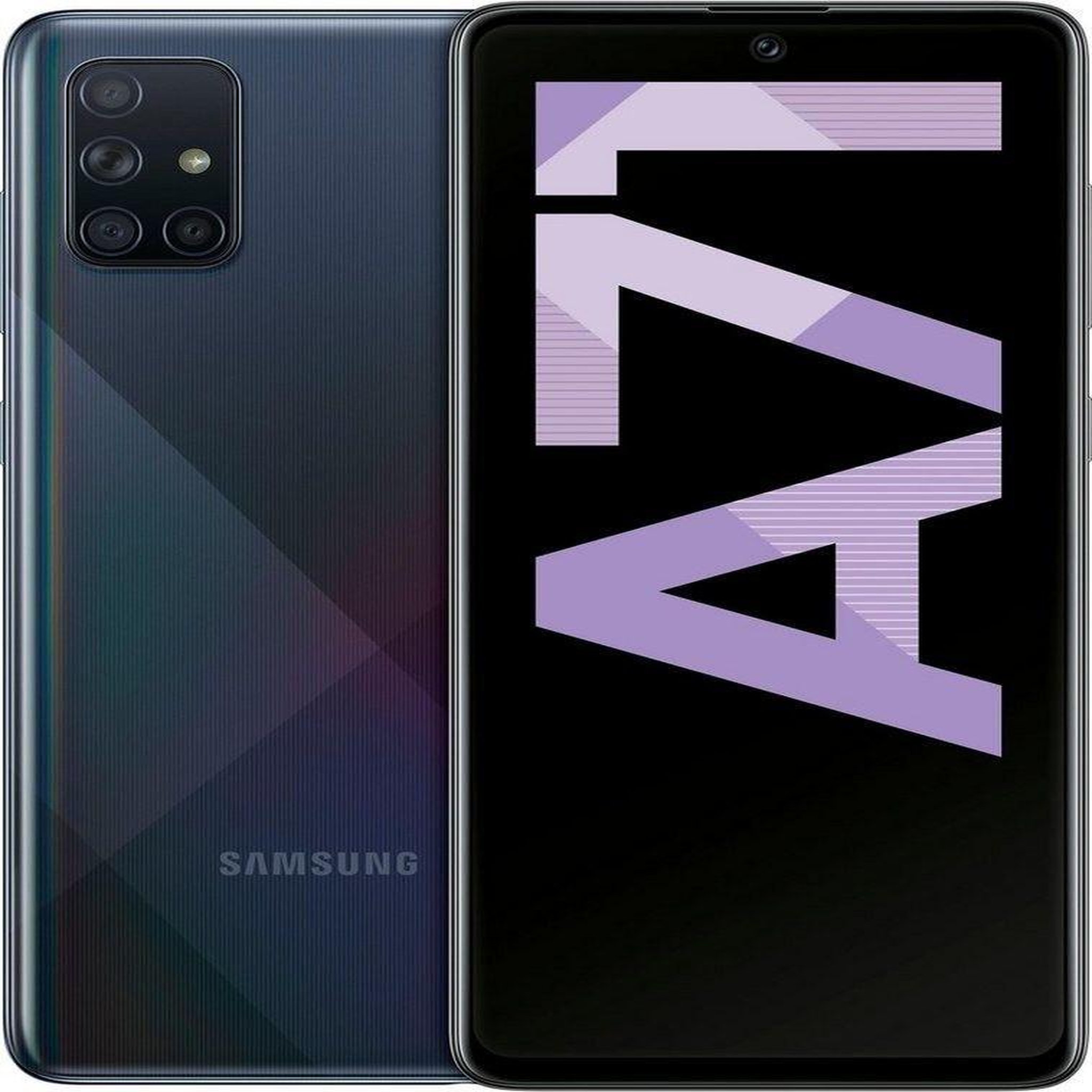 Samsung Galaxy A71 (Dual Sim) Reconditionné 128 Go - Grade A - Noir