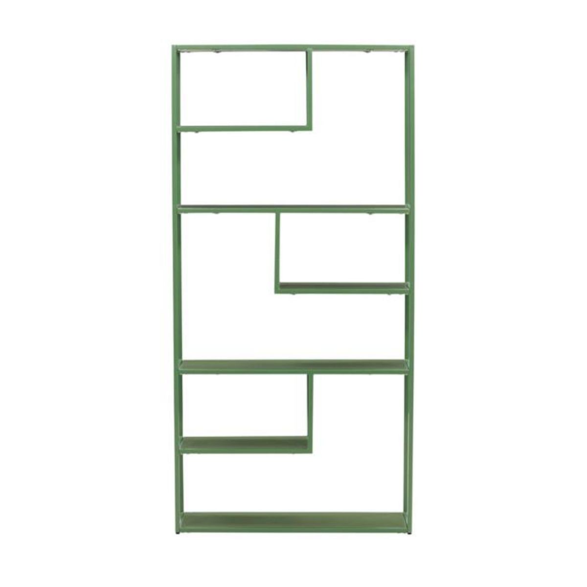 Paris Prix Étagère Bibliothèque 6 Niveaux  Staal  164cm Vert