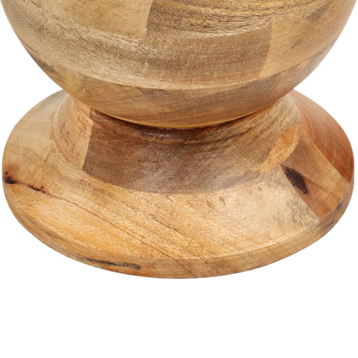 VIDAXL Table d'appoint ronde 43x43x66 cm Bois de manguier massif