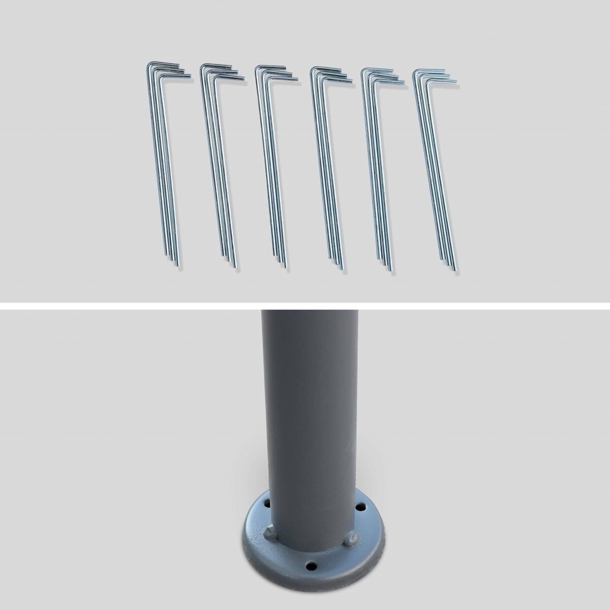 SWEEEK Tonnelle 3x3 m - Elusa - Pergola avec rideaux, tente de jardin, barnum