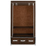 Voir la diapositive 4 : VIDAXL Garde-robe Marron 87x49x159 cm Tissu
