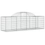 Voir la diapositive 3 : VIDAXL Paniers a gabions arques 18 pcs 200x50x60/80 cm fer galvanise