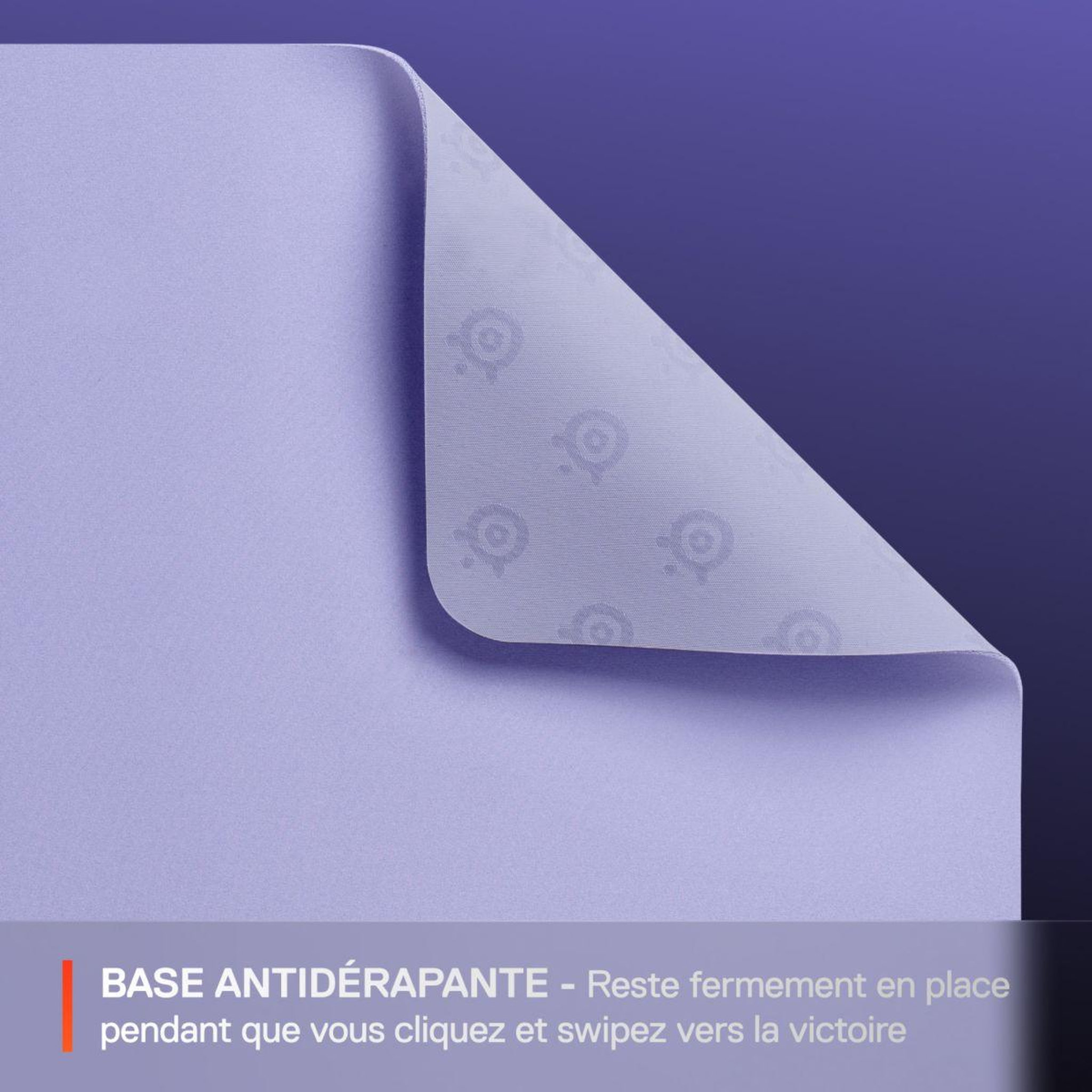 Voir la diapositive 4 : STEEL SERIES Tapis de souris qck l lavande