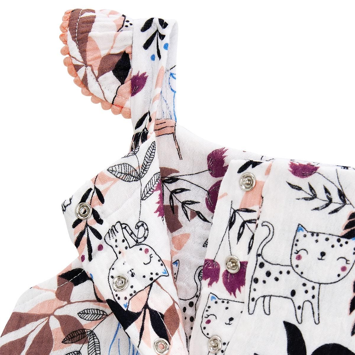 Petit Béguin Barboteuse bébé en gaze de coton Imany