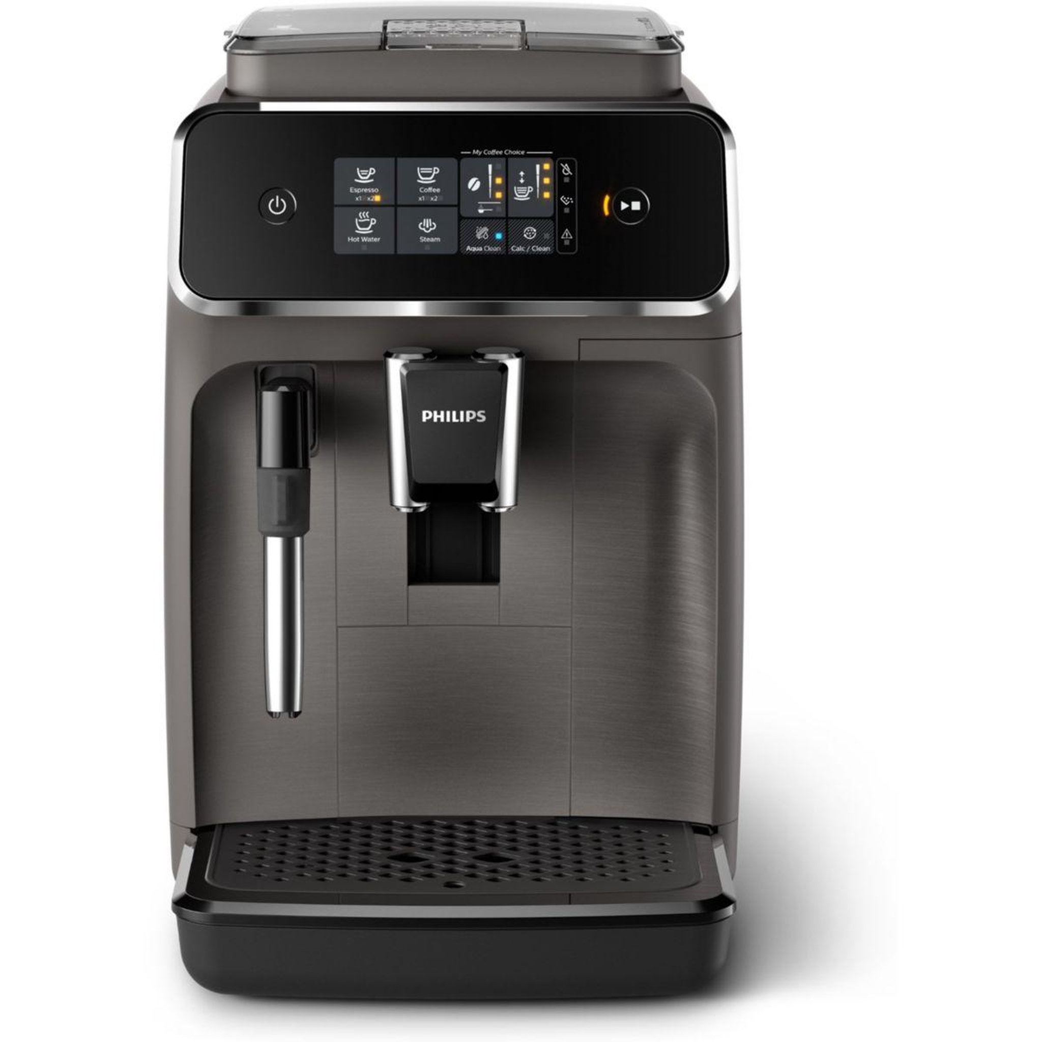 Voir la diapositive 3 : Philips Expresso broyeur ep2224/10 gris cachemire série 2200