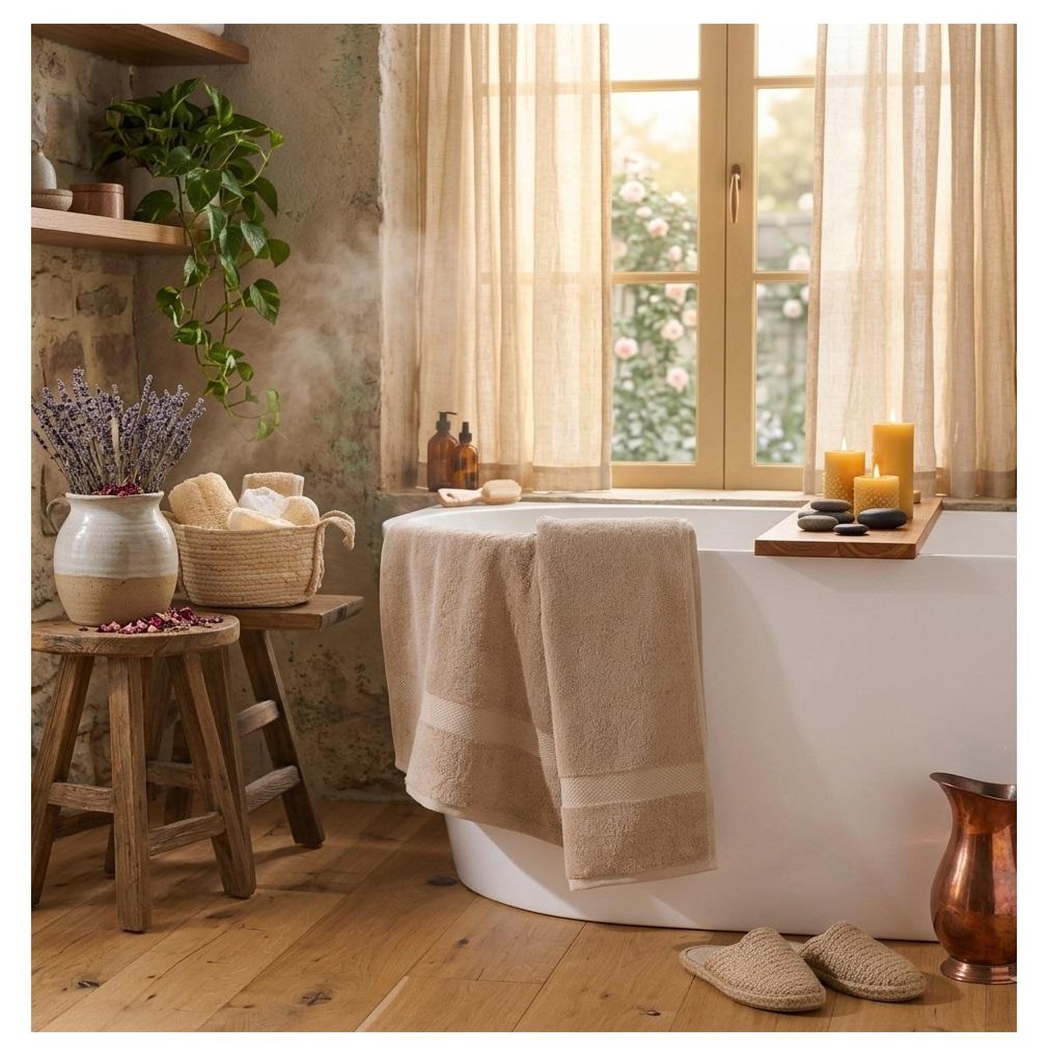 Voir la diapositive 2 : Eden Serviette de toilette collection elegante