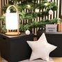 Voir la diapositive 6 : Lumisky Lampe enceinte bluetooth sans fil WOODY Bois Bois H37CM