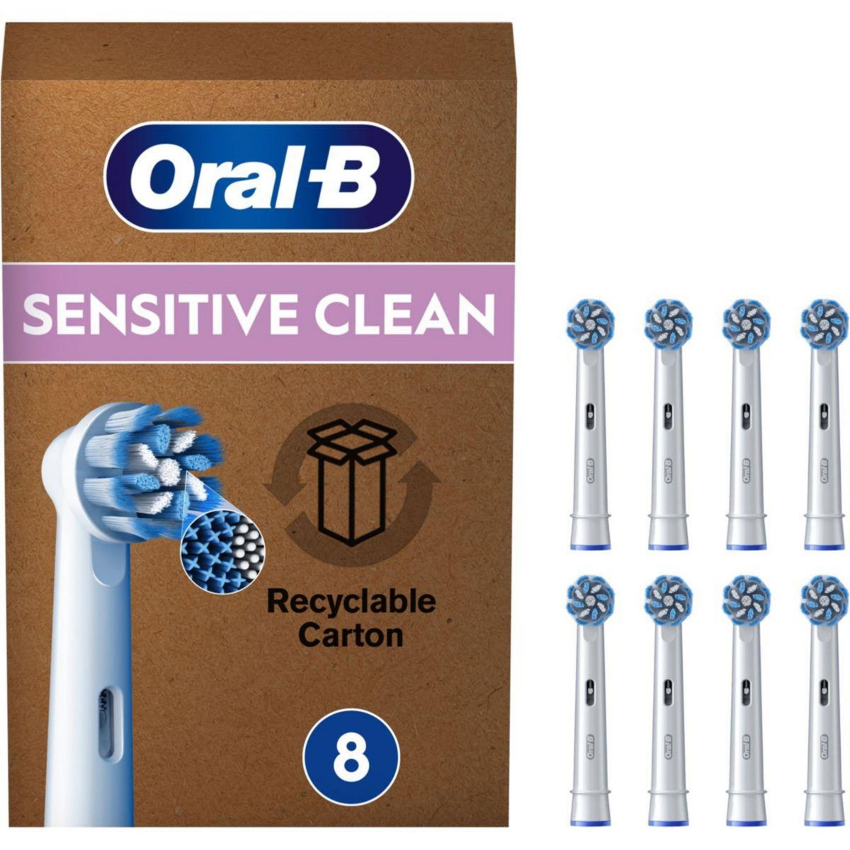ORAL B Brossette dentaire Sensitive Clean X-Filaments 8er FFU