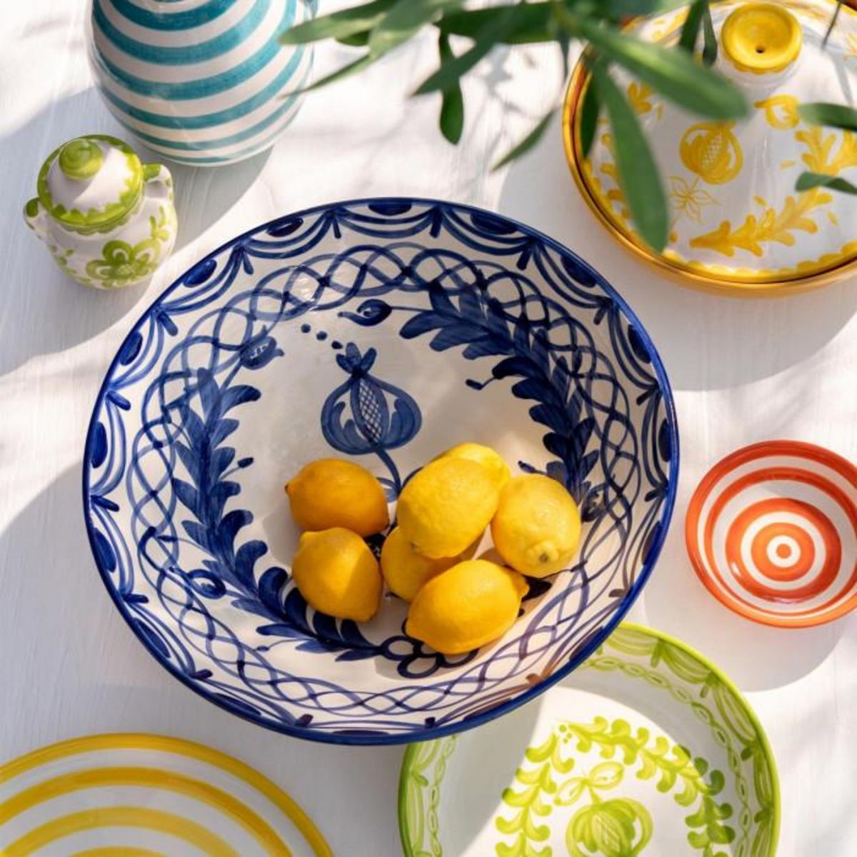 Paris Prix Saladier en Céramique  Granada  28cm Bleu Cobalt