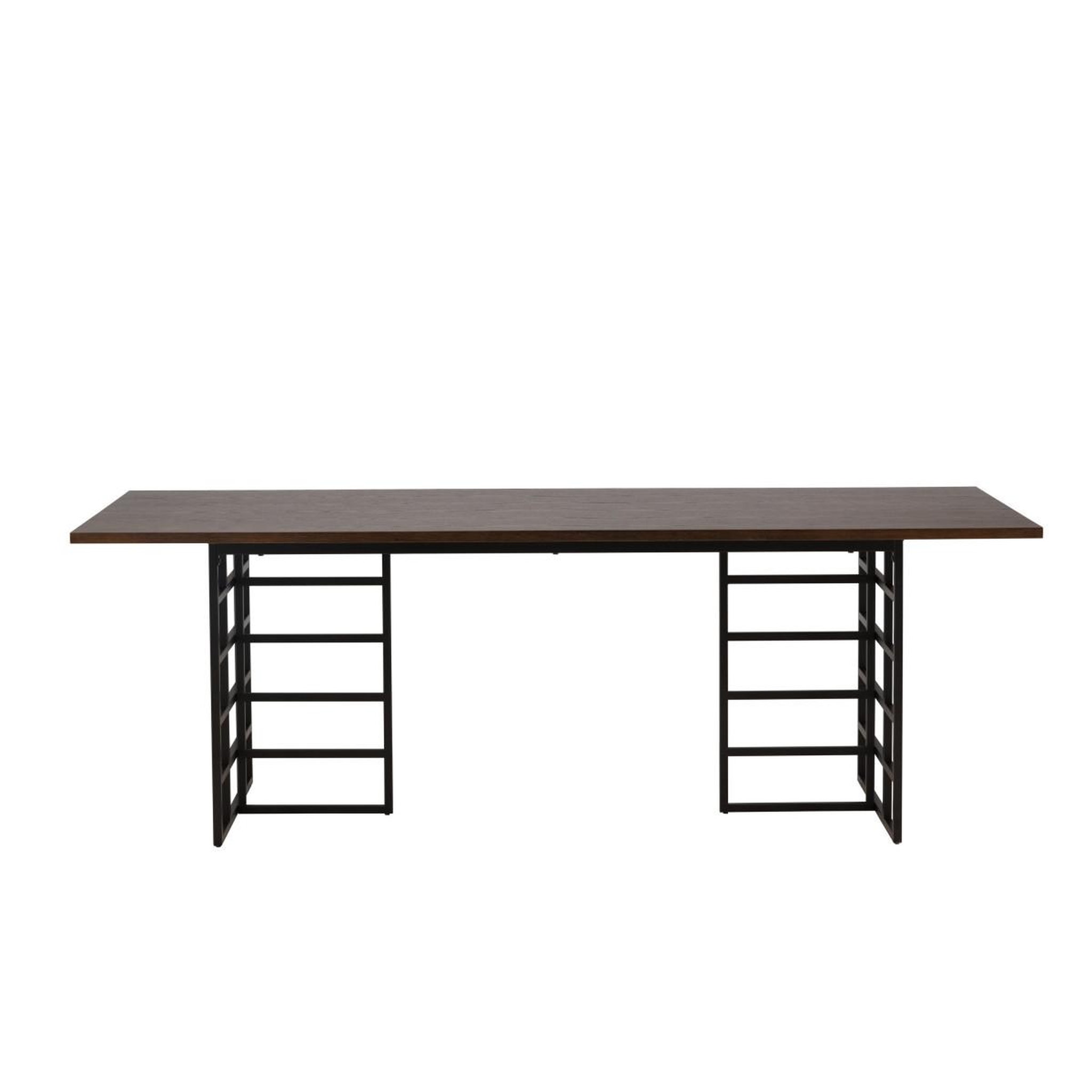 Voir la diapositive 2 : Paris Prix Table à manger design  ystad  220cm marron