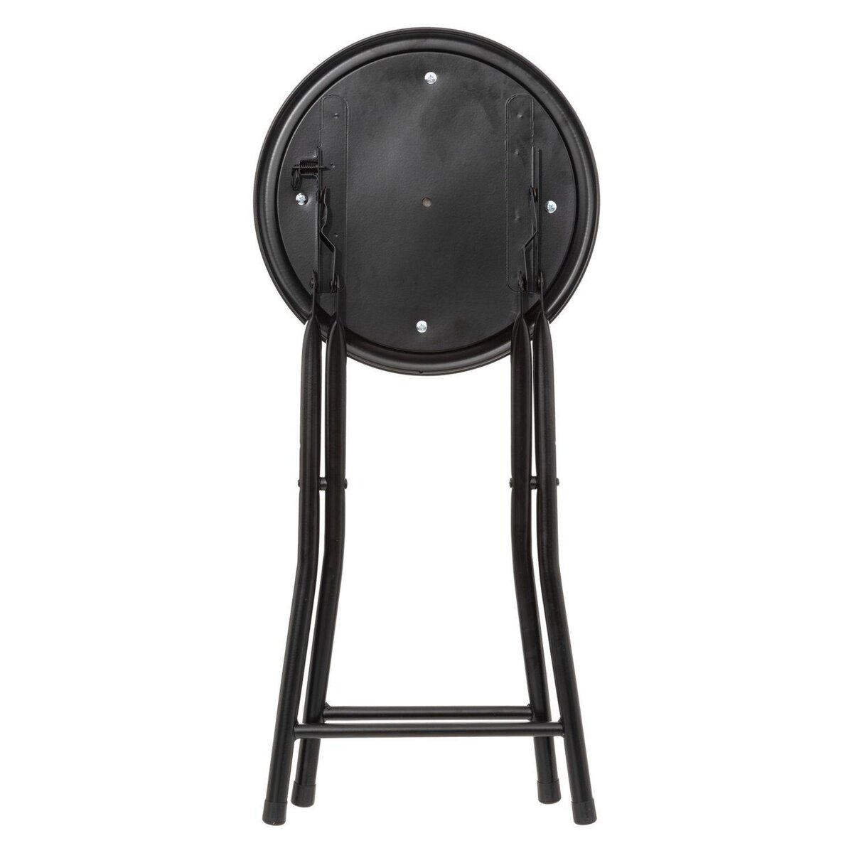 TOILINUX Lot de 6 Tabourets pliants avec effet velours