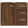 Voir la diapositive 3 : VIDAXL Armoire de lavabo Chene marron 63x30x54 cm Bois d'ingenierie