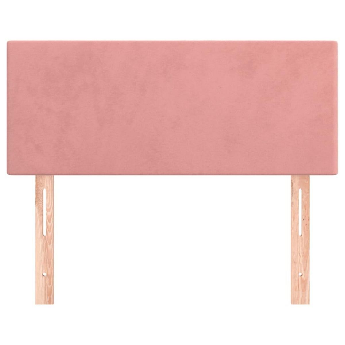 VIDAXL Tete de lit Rose 80x5x78/88 cm Velours