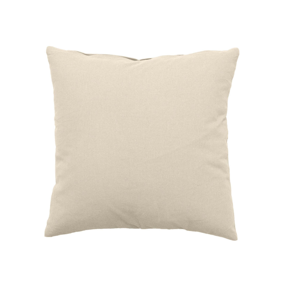 TOILINUX Coussin uni effet Bachette déhoussable - 40 x 40 cm