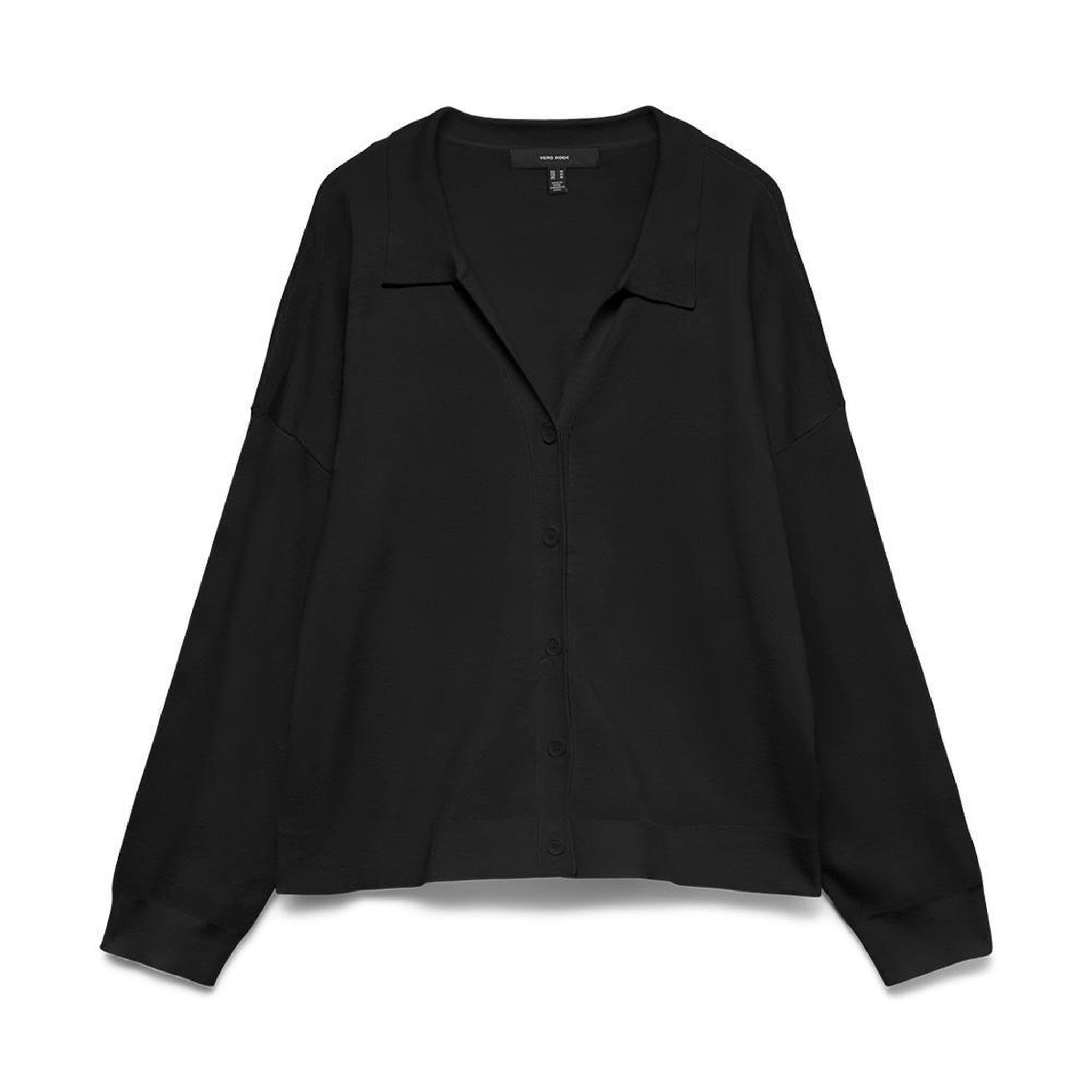 Voir la diapositive 2 : Vero Moda Pull en Maille Noir Femme Vero Moda Silla Stripe