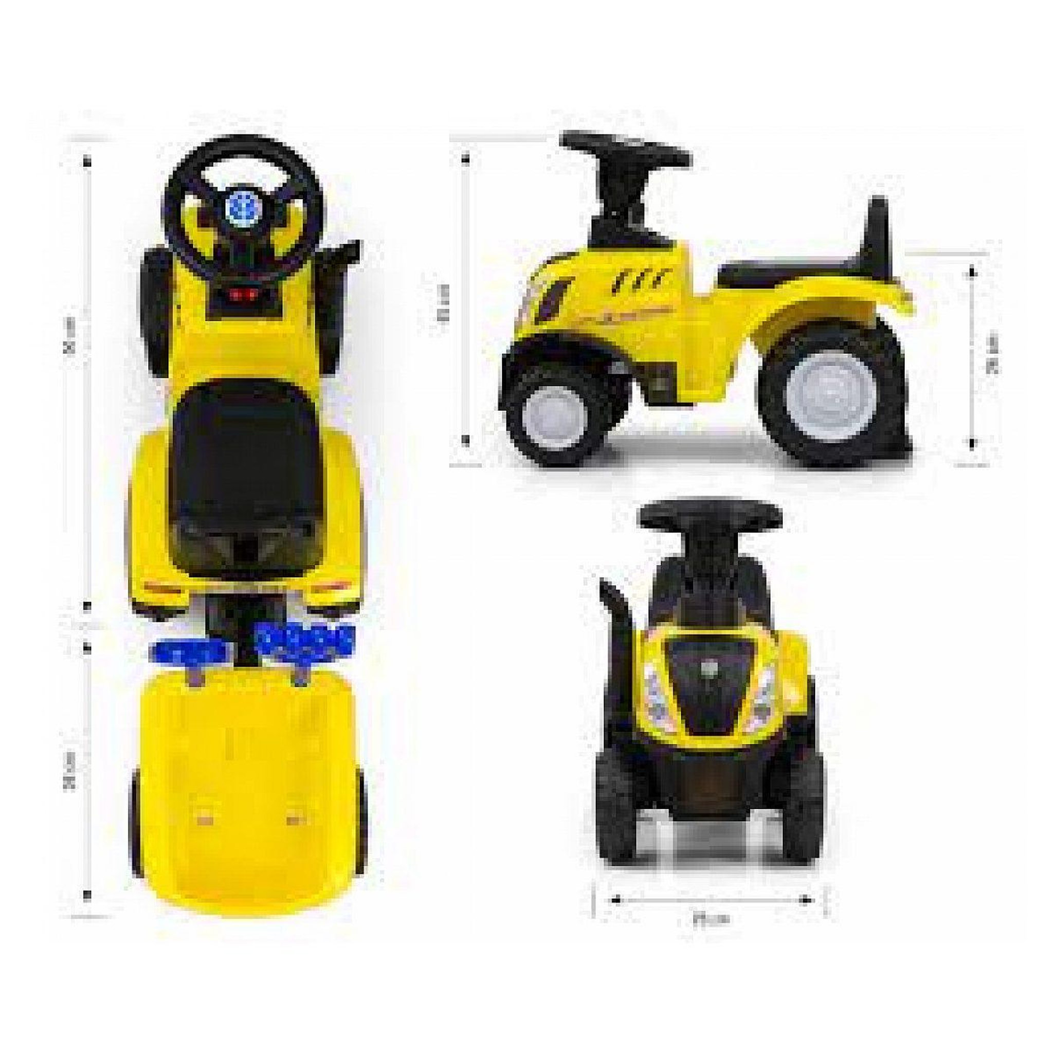 Voir la diapositive 2 : MILLY MALLY Ride on new holland t7 tracteur jaune