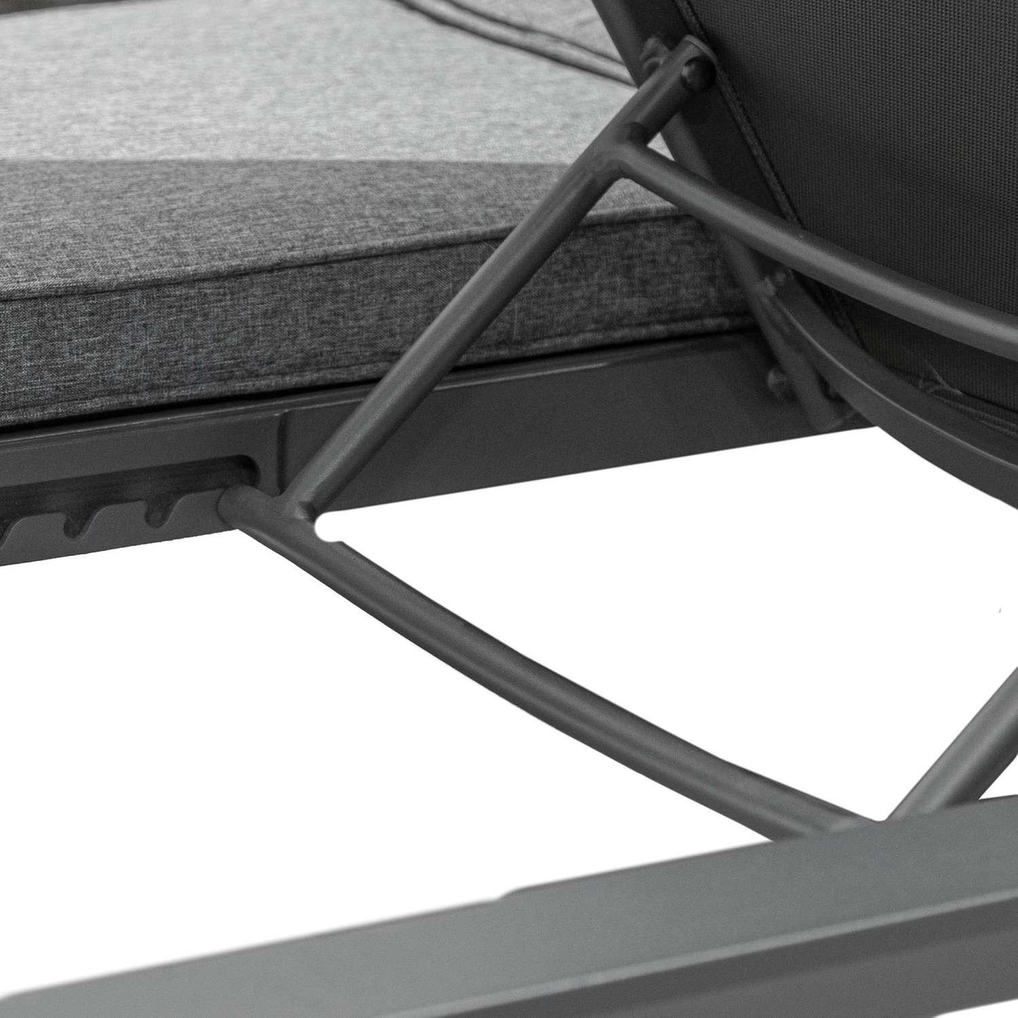 Voir la diapositive 6 : HESPERIDE Lit de piscine double evasion en aluminium
