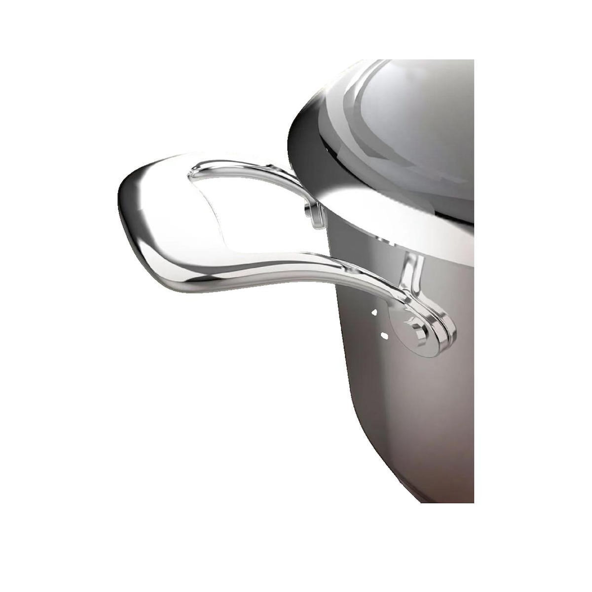 CECOTEC Casserole Cecotec Élégante en acier inoxydable 18/10 avec revêtement antiadhésif