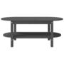 Voir la diapositive 5 : VIDAXL Table basse Gris 110x55x45 cm Bois massif de pin