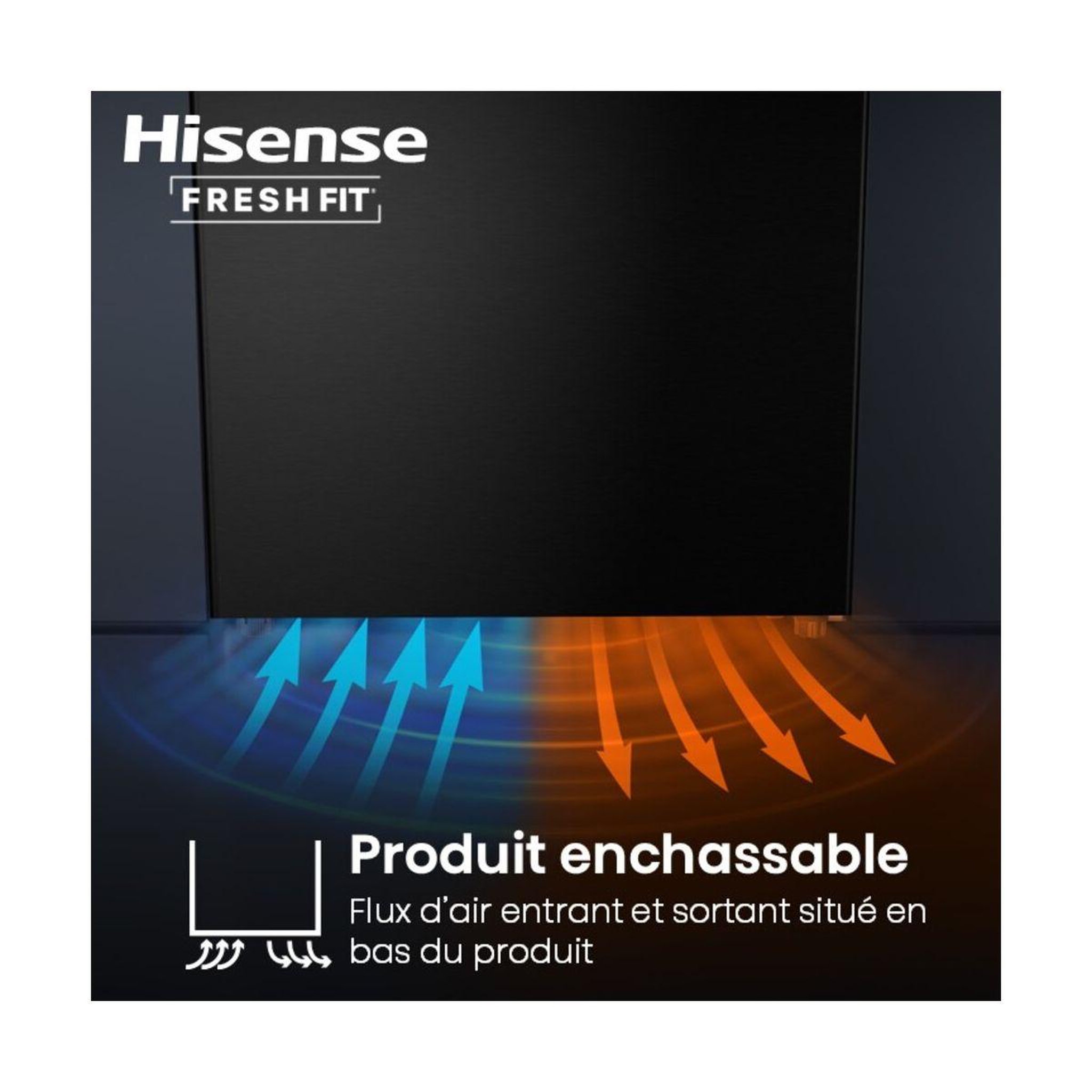 Voir la diapositive 4 : Hisense Congélateur armoire ft5k310gsfc freshfit