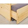 Voir la diapositive 6 : Paris Prix Lit Banquette Enfant Bois  Axel  90x200cm Naturel